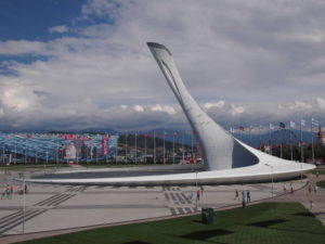 Главная площадь олимпийского парка